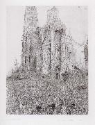James Ensor The Cathedral oil painting on canvas